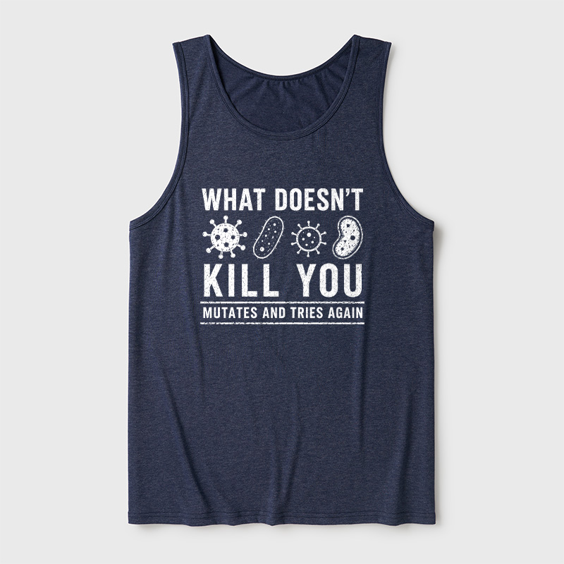 What Doesn't Kill You Mutates And Tries Again Science Ultra Soft Heather Tank