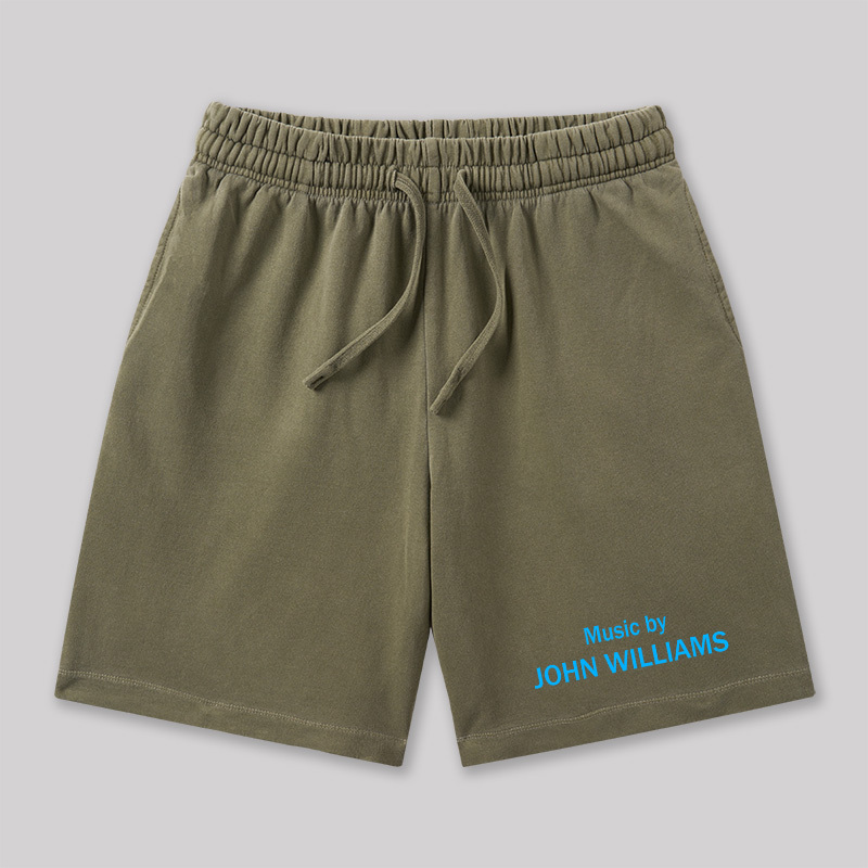 Music by John Williams Geeky Washed Shorts