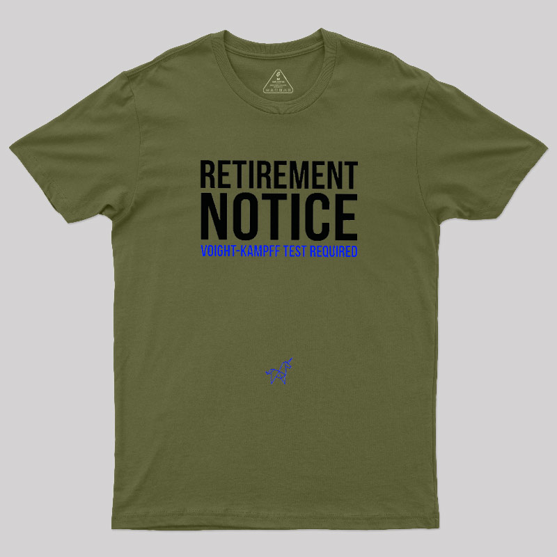 Voight-Kampff Test Geek T-Shirt