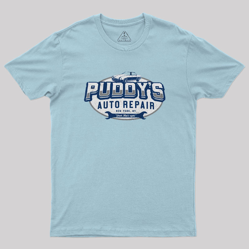 Puddy's Auto Repair Seinfeld Geek T-Shirt
