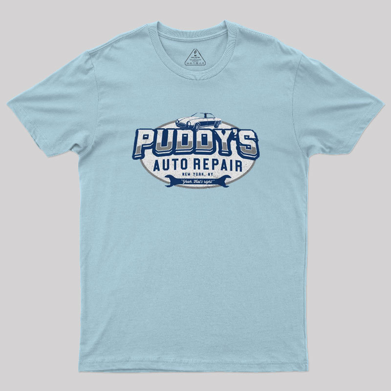 Puddy's Auto Repair Seinfeld Geek T-Shirt