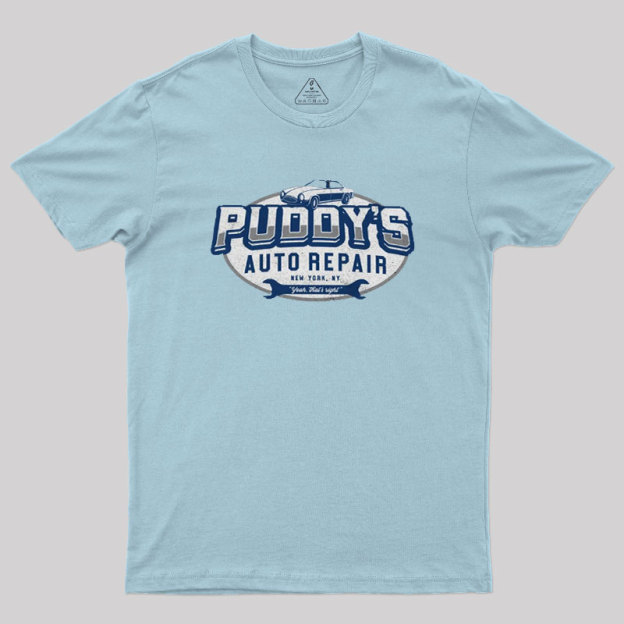 Puddy's Auto Repair Seinfeld Geek T-Shirt