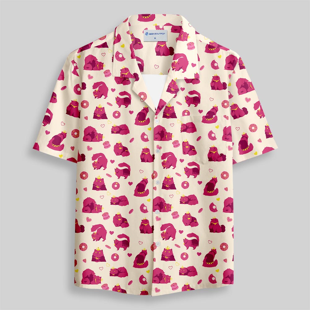 Princess Donut Button Up Pocket Shirt