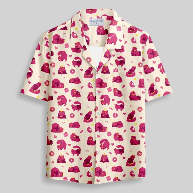 Princess Donut Button Up Pocket Shirt