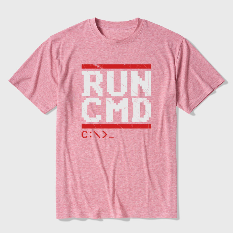 Run CMD Ultra Soft Heather Tee