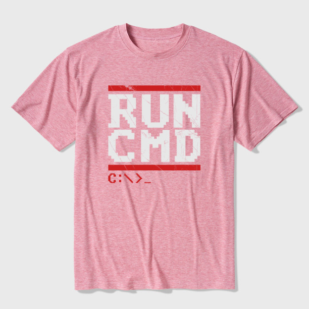 Run CMD Ultra Soft Heather Tee