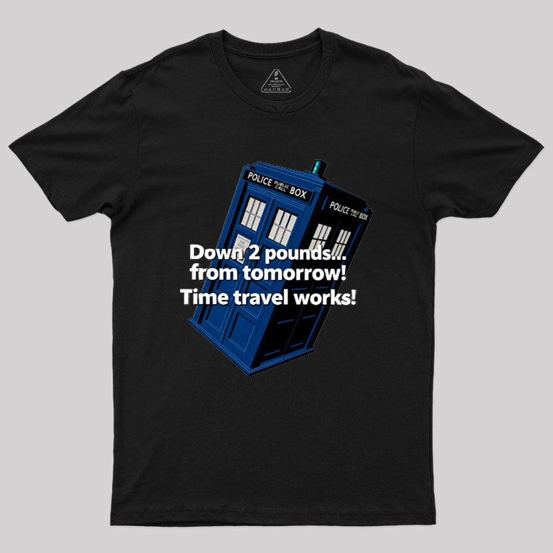 Geeksoutfit Down 2 Pounds From Tomorrow Geek T-Shirt for Sale