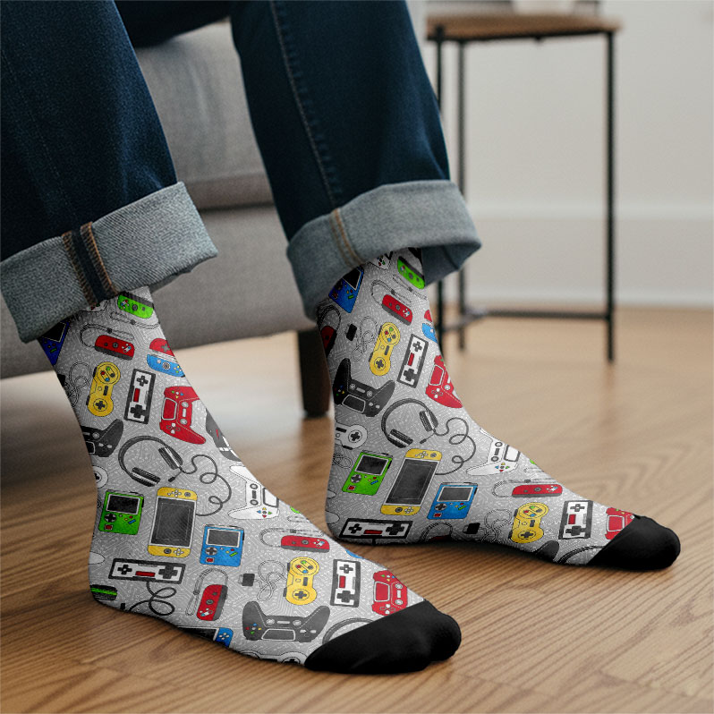 Retro Game Men's Socks