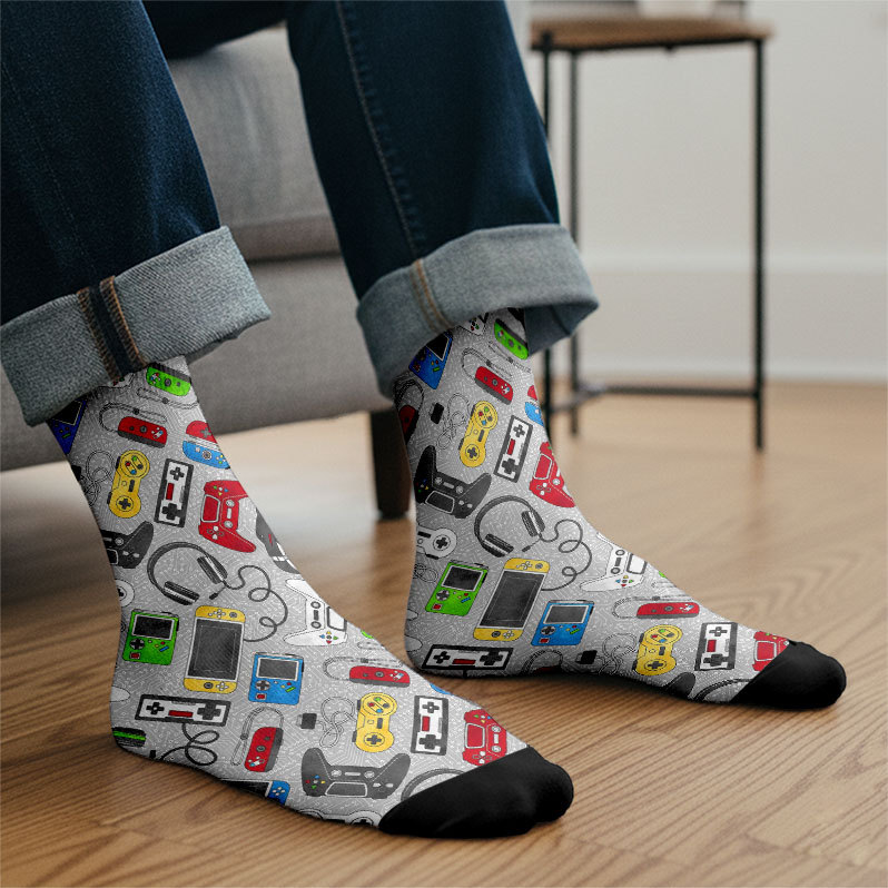 Retro Game Men's Socks