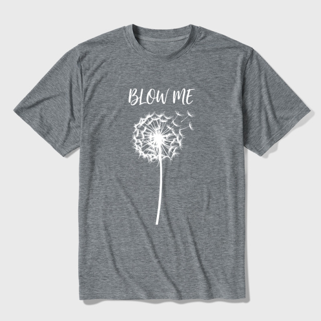 Dandelion Joke Ultra Soft Heather Tee
