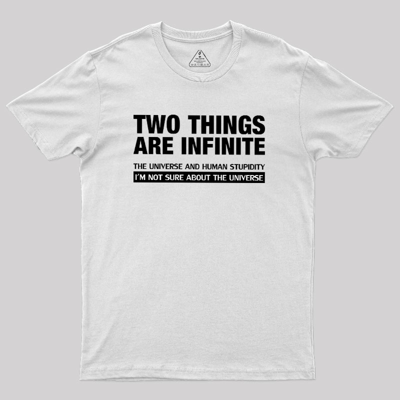 Infinite Stupidity Geek T-Shirt