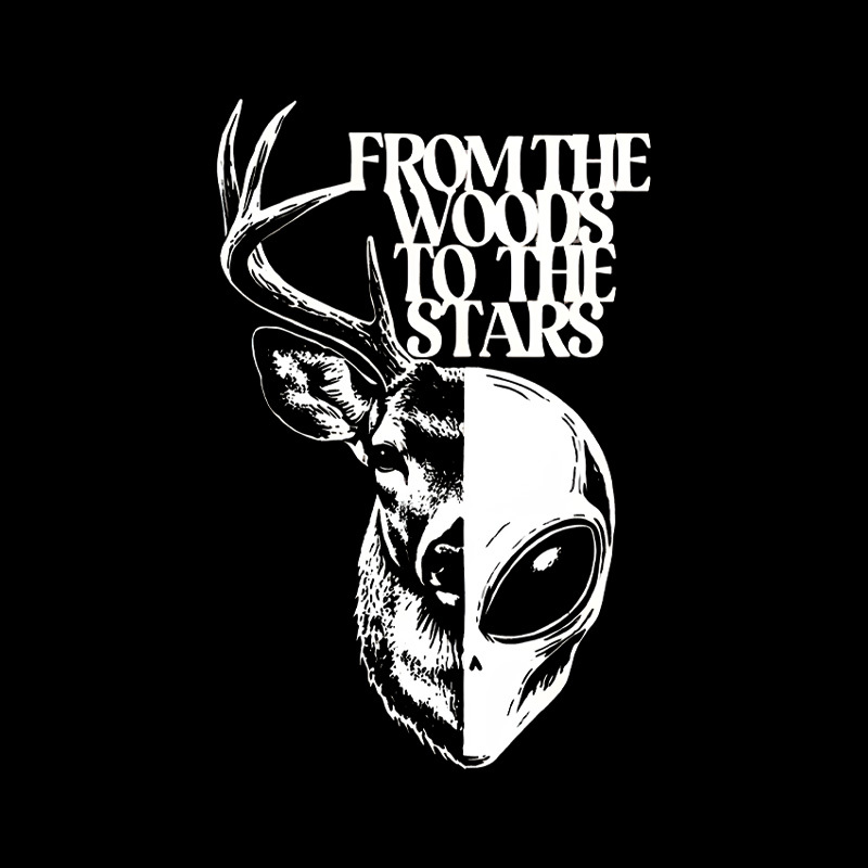 From The Woods To The Stars Geek T-Shirt