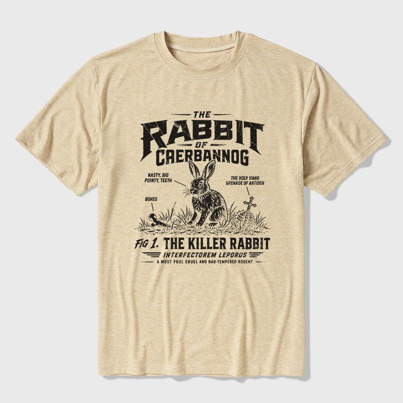 The Rabbit of Caerbannog Ultra Soft Heather Tee
