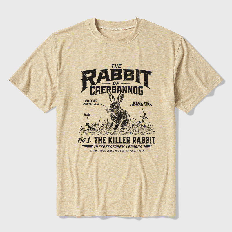 The Rabbit of Caerbannog Ultra Soft Heather Tee