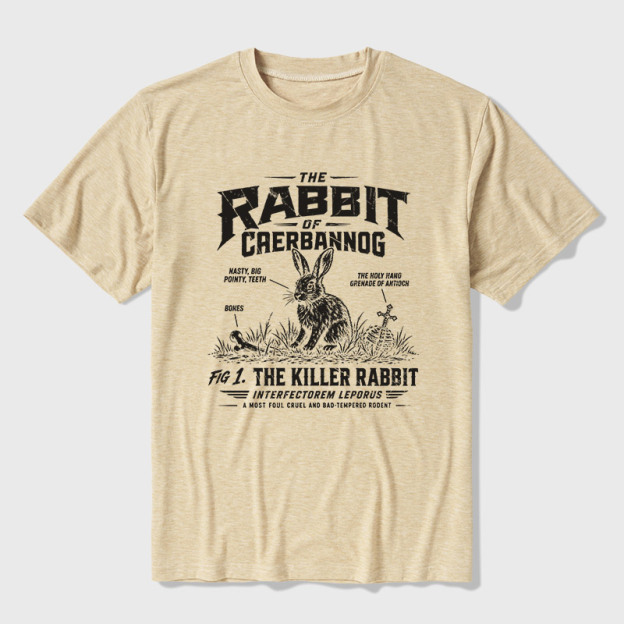 The Rabbit of Caerbannog Ultra Soft Heather Tee