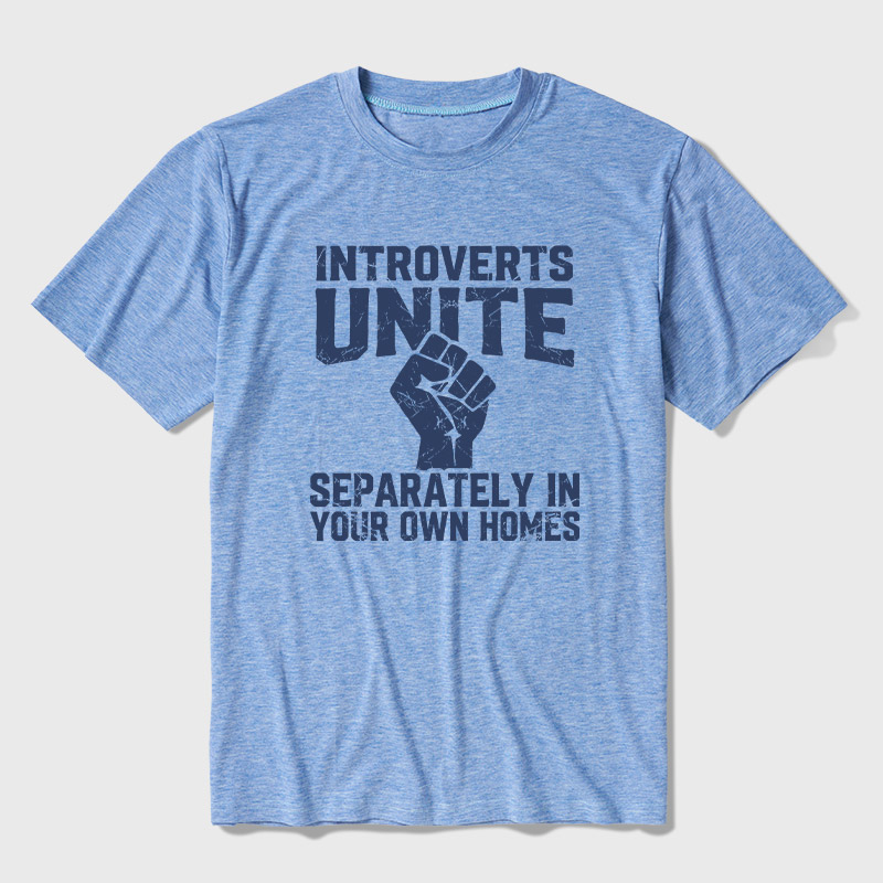 Introverts Unite Ultra Soft Heather Tee