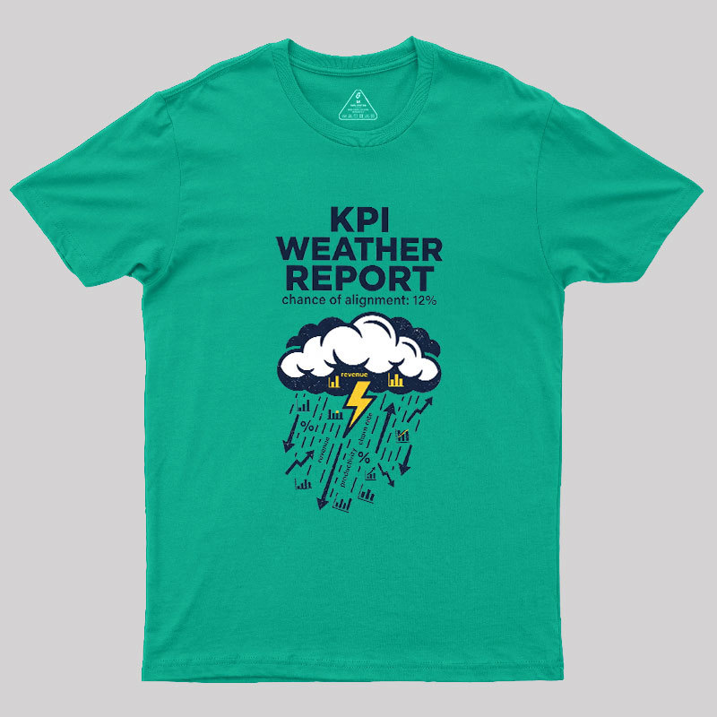KPI Weather Report Geek T-Shirt