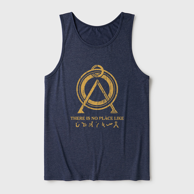 There Is No Place Like Home Vintage Stargate Ultra Soft Heather Tank