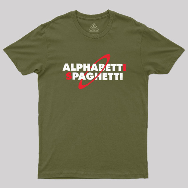 Alphabetti Spagetti Geek T-Shirt