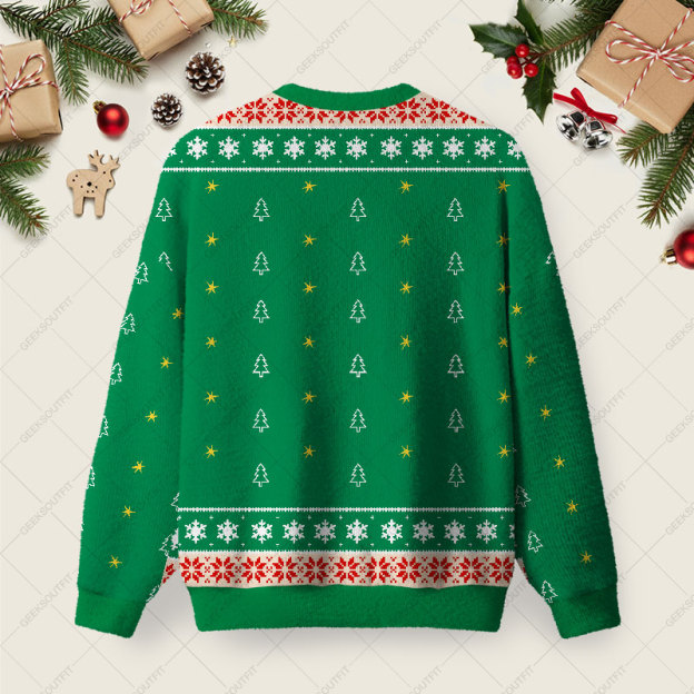 Circuit Diagram Christmas Tree Ugly Christmas Fuzzy Fleece Sweatshirt