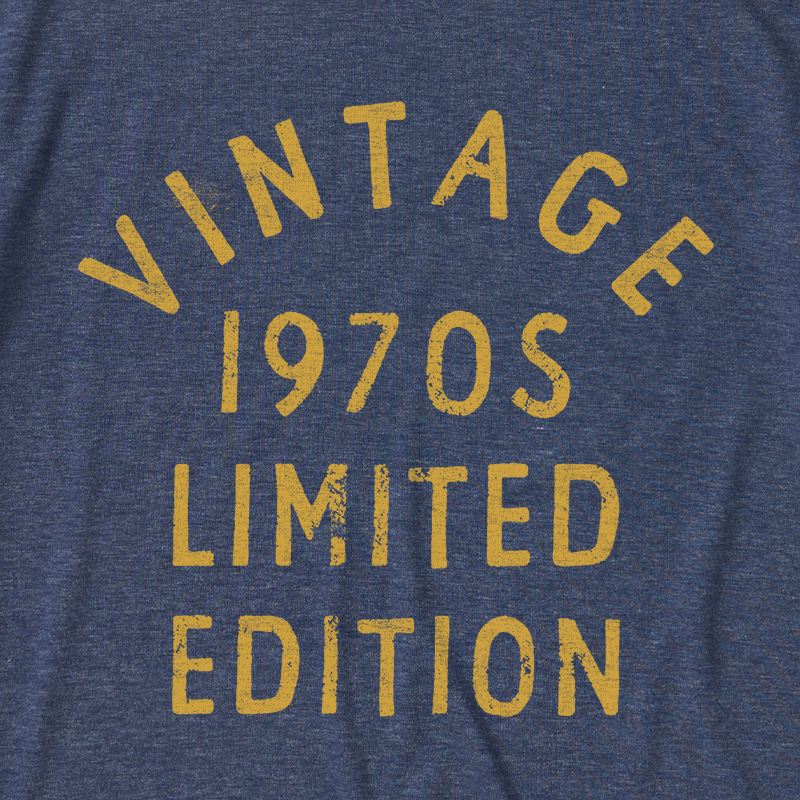 Vintage 1970s Limited Edition Ultra Soft Heather Tee