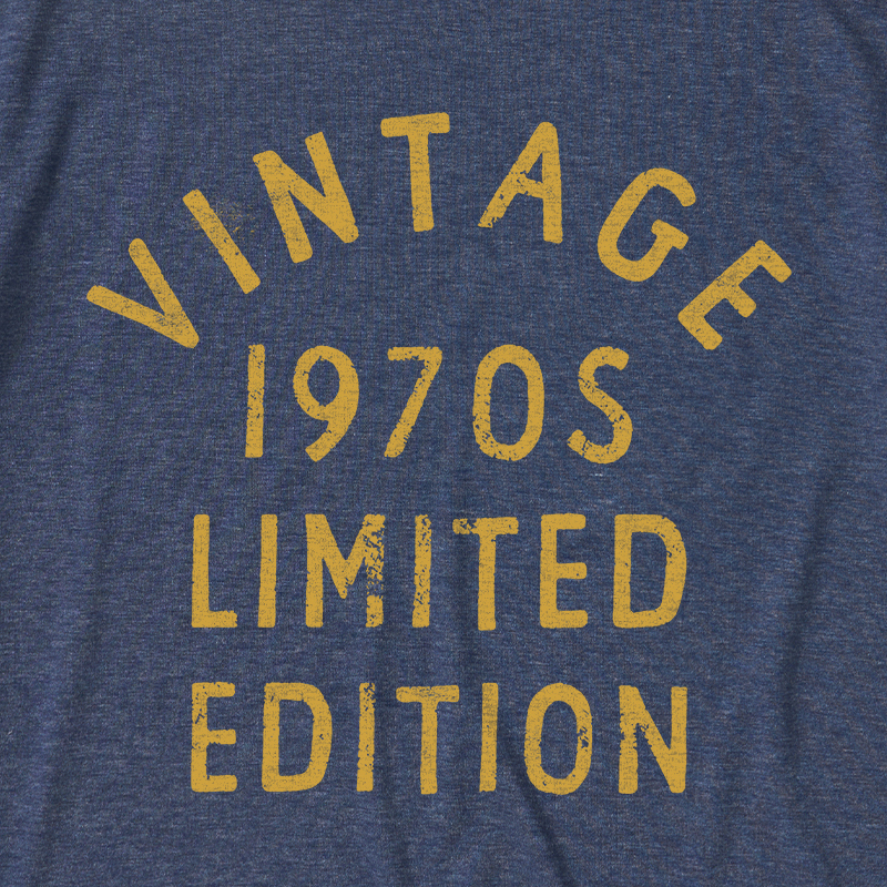Vintage 1970s Limited Edition Ultra Soft Heather Tee