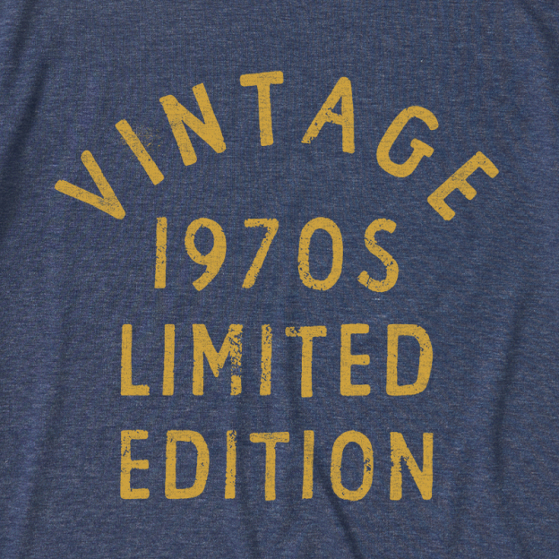 Vintage 1970s Limited Edition Ultra Soft Heather Tee
