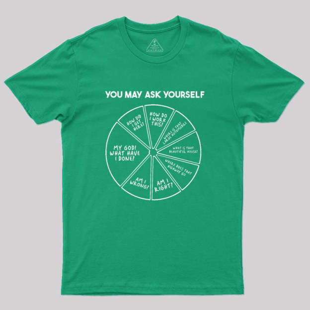 You May Ask Yourself Geek T-Shirt