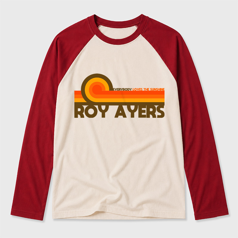 Roy Ayers Everybody Loves the Sunshine Geek Retro Raglan Long-Sleeve Tee