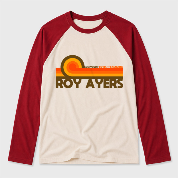 Roy Ayers Everybody Loves the Sunshine Geek Retro Raglan Long-Sleeve Tee