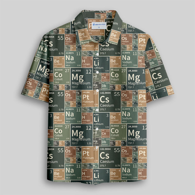 Periodic Chic Button Up Pocket Shirt