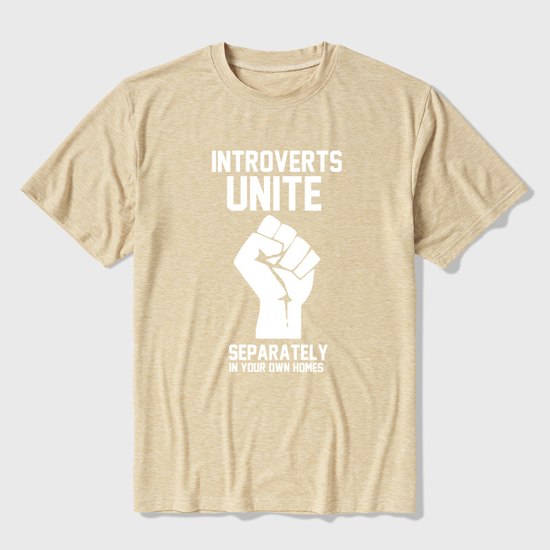 Introverts Unite Ultra Soft Heather Tee
