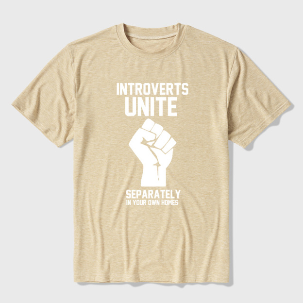 Introverts Unite Ultra Soft Heather Tee