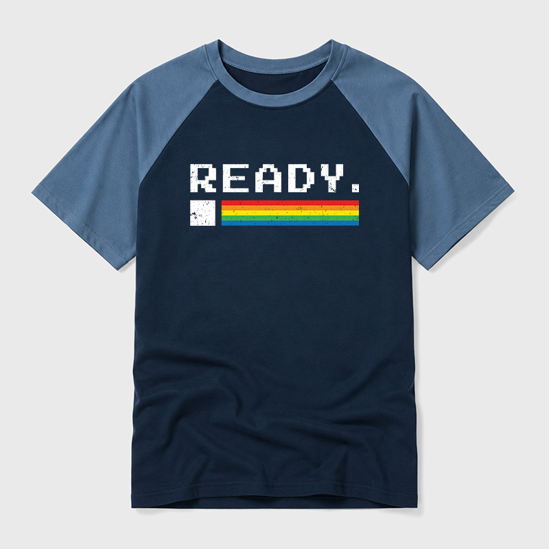 Commodore 64 Ready Raglan T-shirt