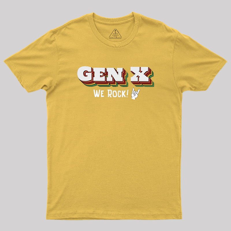 Genx We Rock Geek T-Shirt