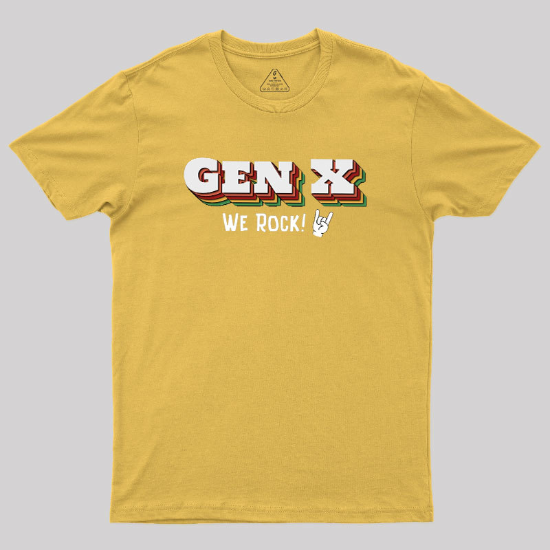 Genx We Rock Geek T-Shirt