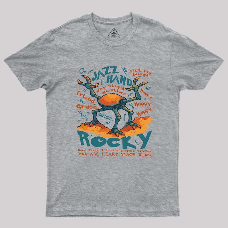 Rocky Jazz Hand Geek T-Shirt