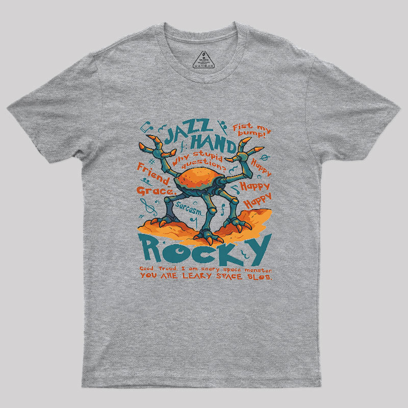 Rocky Jazz Hand Geek T-Shirt