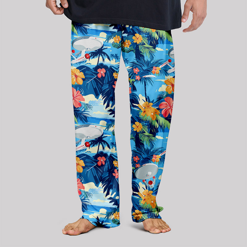 Scifi Spacecraft Geek Loungewear Pants