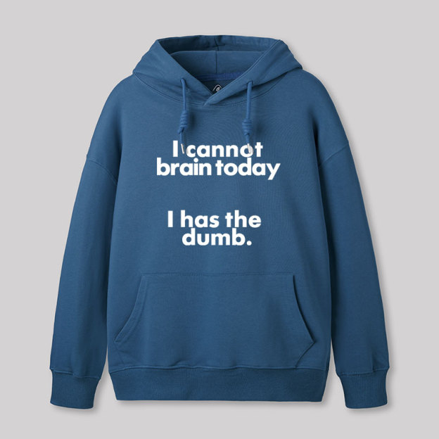 I Can Brain Today Geek Hoodie