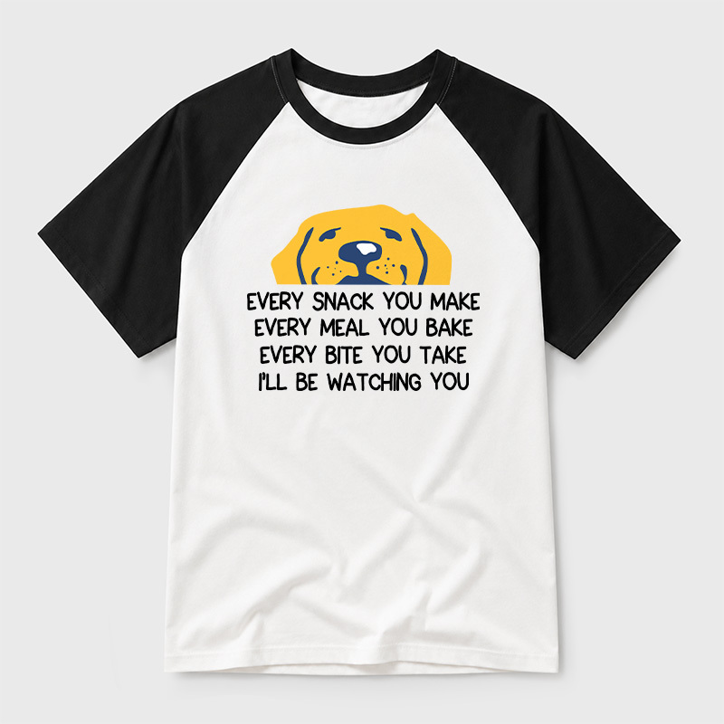 Every Snack You Make Geek Retro Raglan T-Shirt