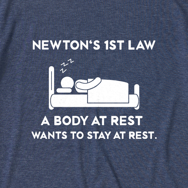 Newton's First Law Ultra Soft Heather Tee