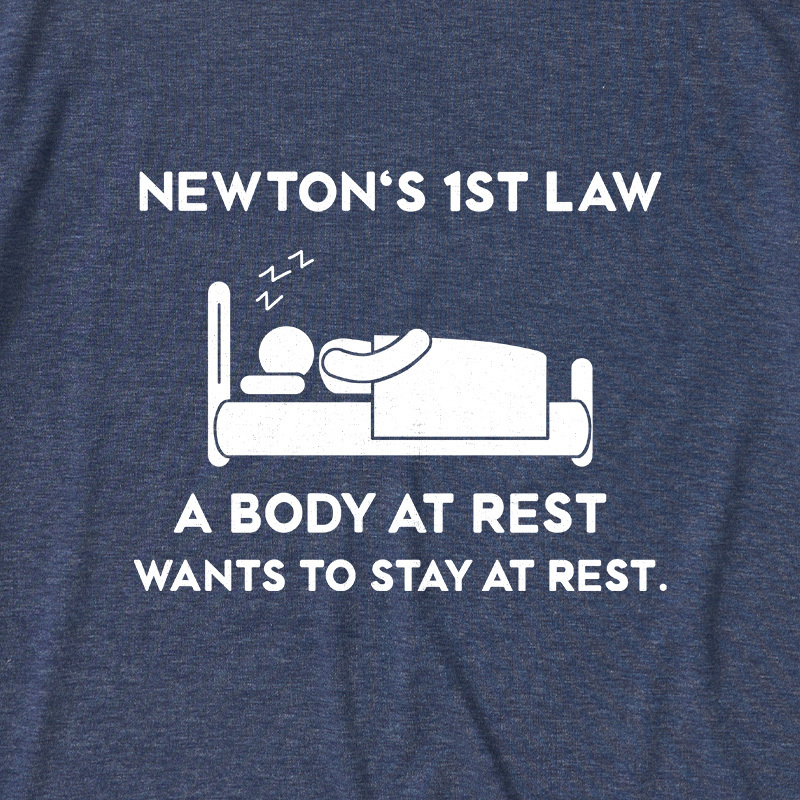 Newton's First Law Ultra Soft Heather Tee