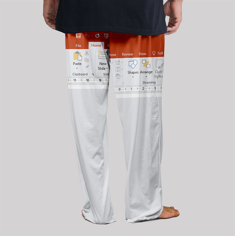 PowerPoint Funny Work Geek Loungewear Pants