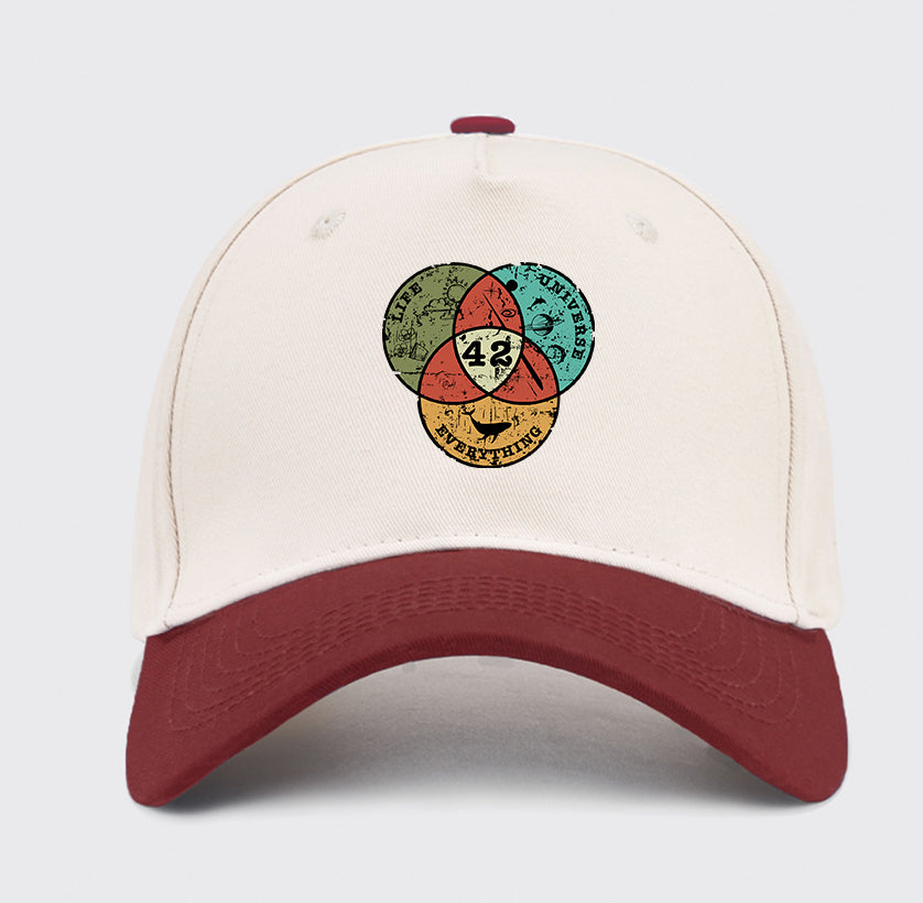 Life, the Universe & Everything Washed Vintage Baseball Cap