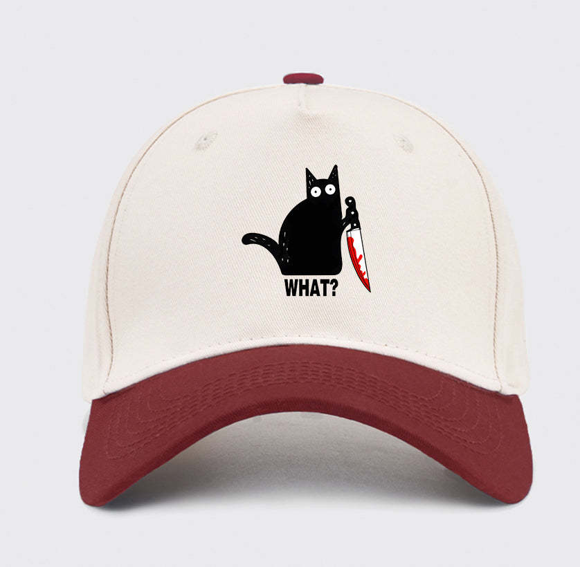 Spooky Lockdown Cat Baseball Cap