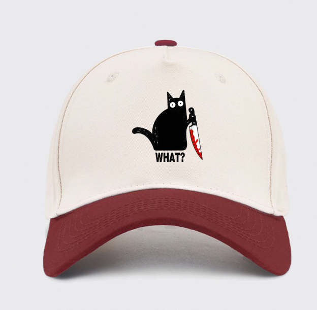 Spooky Lockdown Cat Baseball Cap