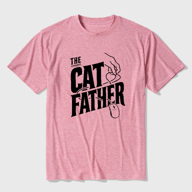 The Cat Father Ultra Soft Heather Tee