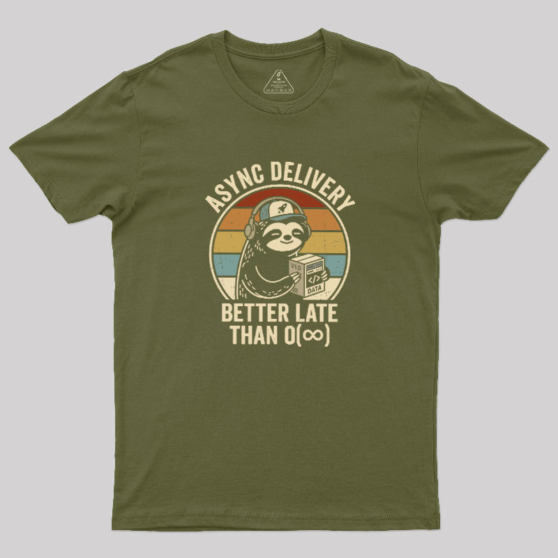 Better Late Than O(∞) Geek T-Shirt