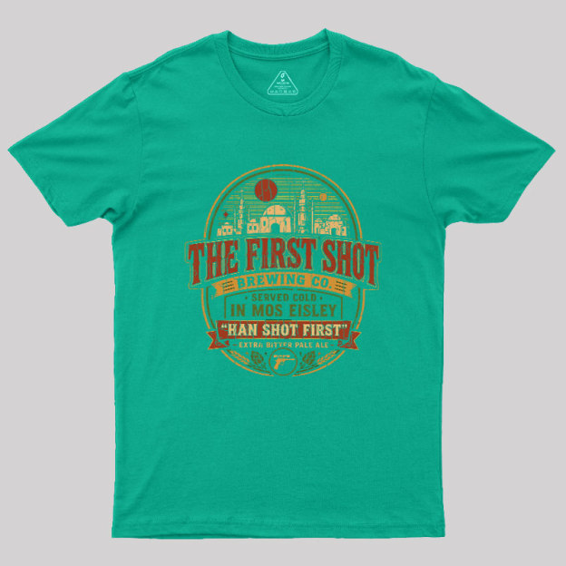 The First Shot Brewing Co. Galactic Smuggler Ale Geek T-Shirt